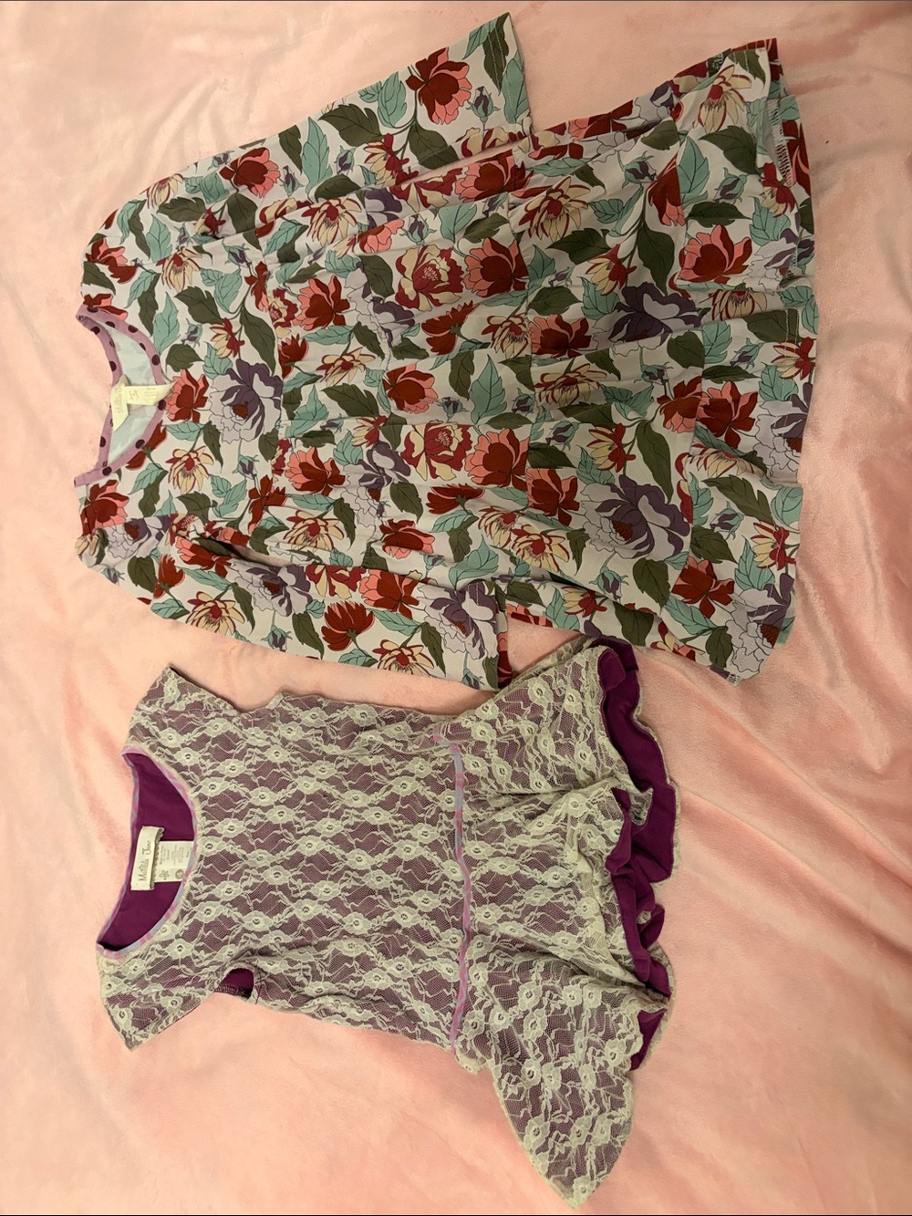 Kids Floral and Lace Tops